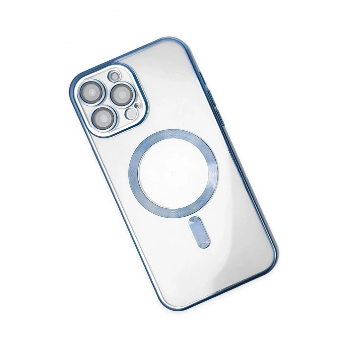 Durukar®  iPhone 14 Pro Kılıf Kross Magneticsafe Kapak - Sierra Blue