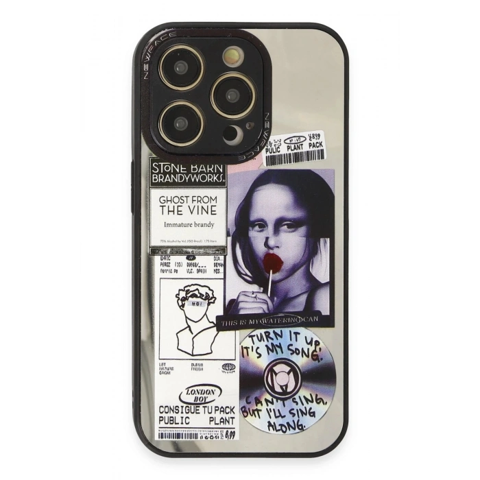 Durukar®  iPhone 14 Pro Kılıf Mirror Desenli Kapak - Mirror - 2