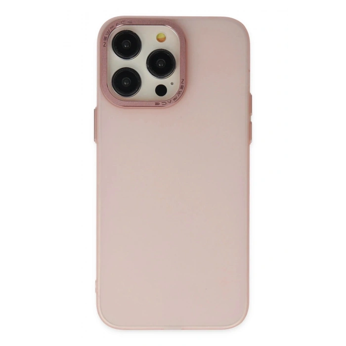 Durukar®  iPhone 14 Pro Kılıf Modos Metal Kapak - Pembe