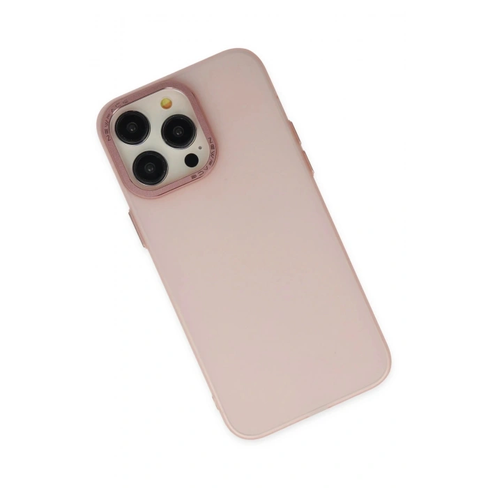 Durukar®  iPhone 14 Pro Kılıf Modos Metal Kapak - Pembe