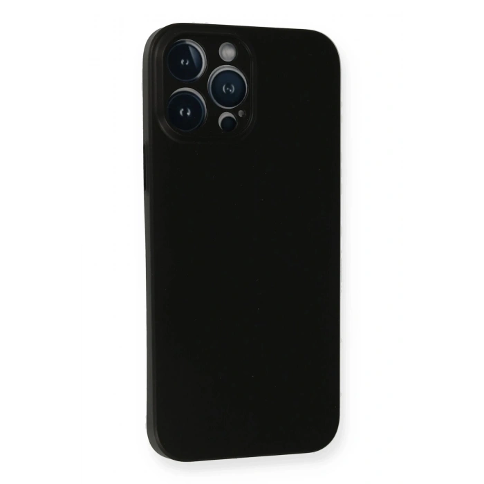Durukar®  iPhone 14 Pro Kılıf PP Ultra İnce Kapak - Siyah