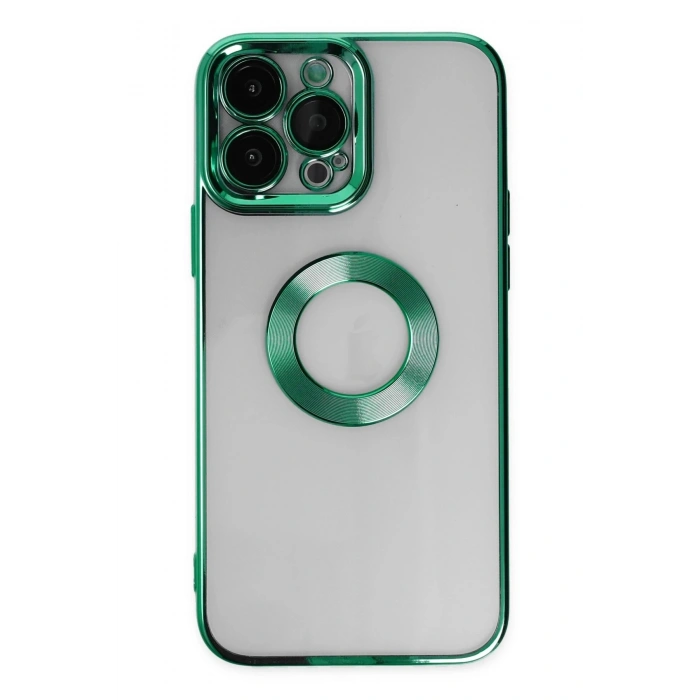 Durukar®  iPhone 14 Pro Kılıf Slot Silikon - Köknar Yeşili