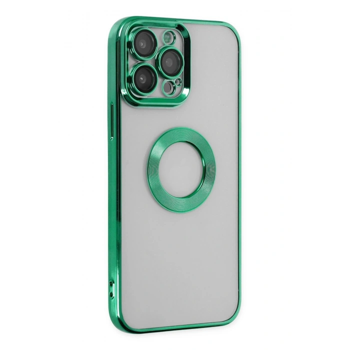 Durukar®  iPhone 14 Pro Kılıf Slot Silikon - Köknar Yeşili