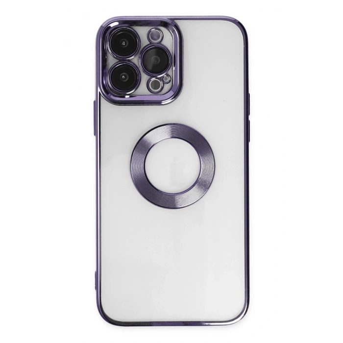 Durukar®  iPhone 14 Pro Kılıf Slot Silikon - Mor