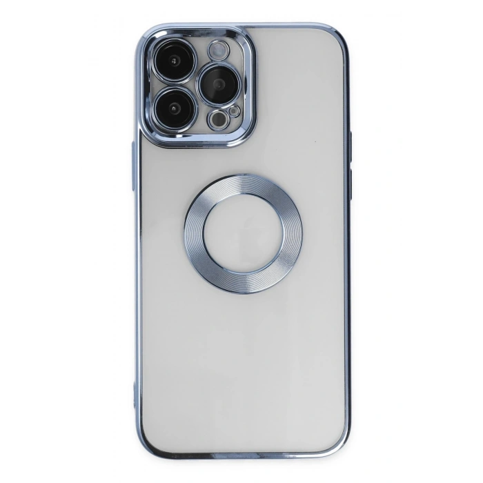Durukar®  iPhone 14 Pro Kılıf Slot Silikon - Sierra Blue