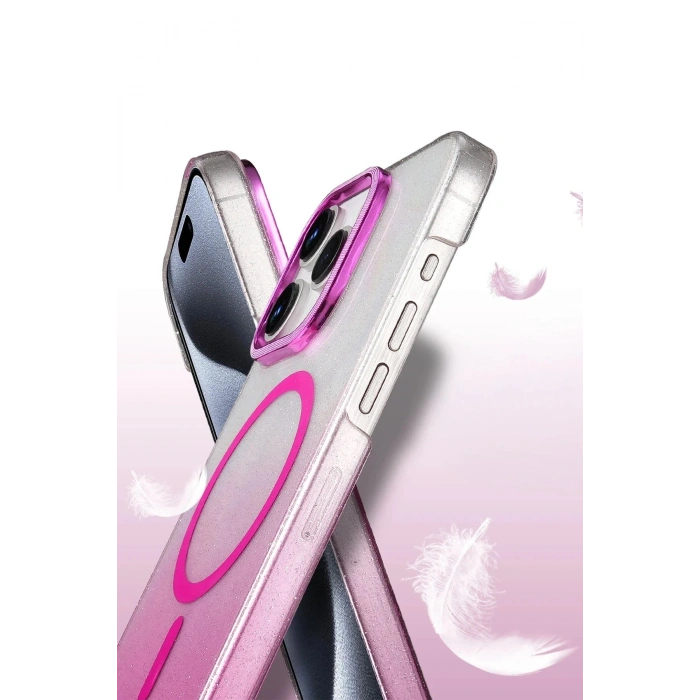 Durukar® iPhone 14 Pro Max Glossy Magsafe Cover - Blue