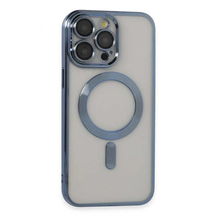 Durukar®  iPhone 14 Pro Max Kılıf Kross Magneticsafe Kapak - Sierra Blue