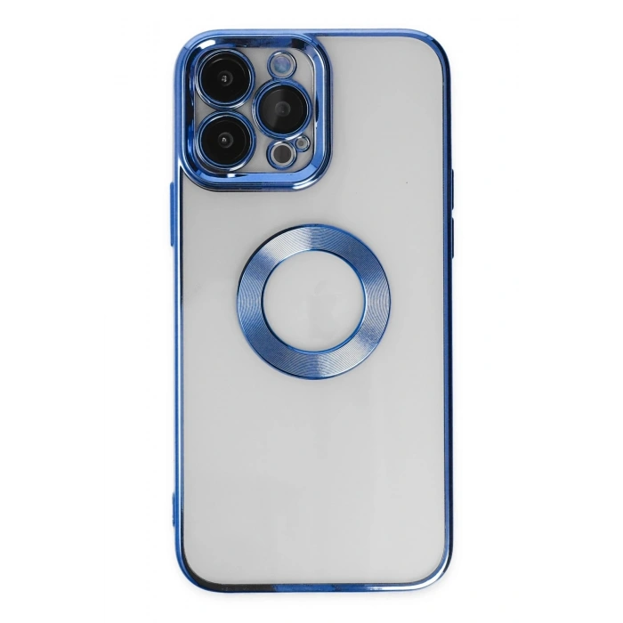 Durukar®  iPhone 14 Pro Max Kılıf Slot Silikon - Mavi