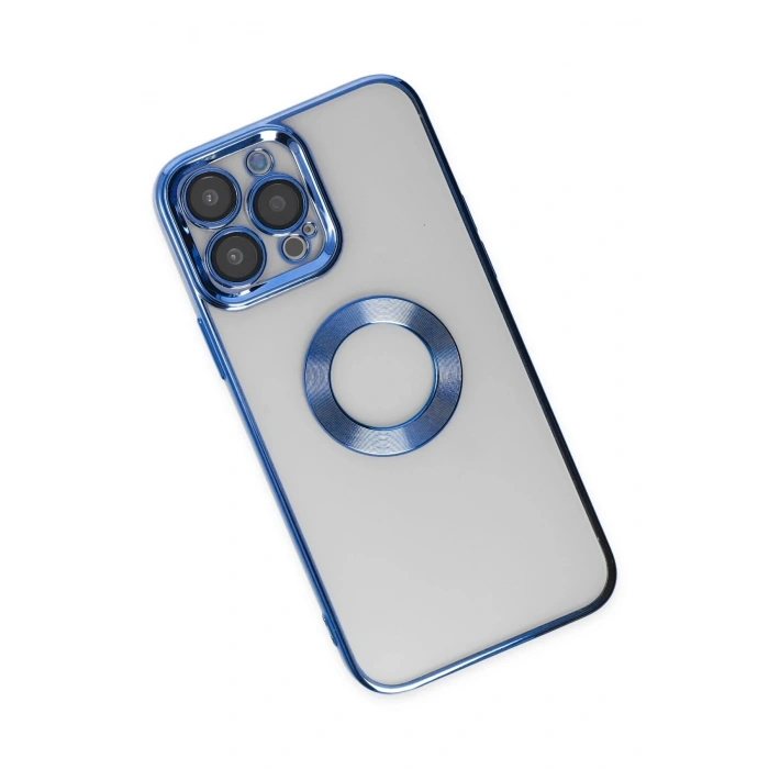 Durukar®  iPhone 14 Pro Max Kılıf Slot Silikon - Mavi