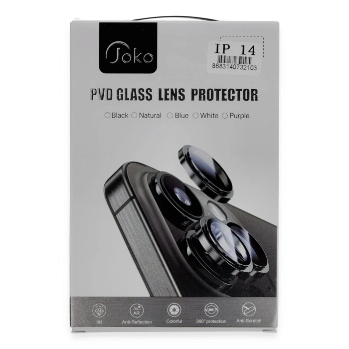 Durukar®  iPhone 14 Pro Max PVD Metal Kamera Lens - Turuncu