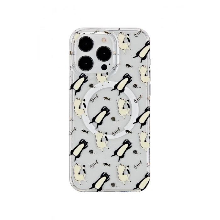 Durukar®  iPhone 14 Pro Max Tanya Magsafe Kapak - Desen 4