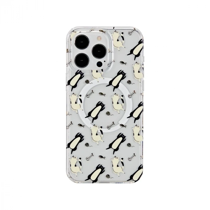 Durukar®  iPhone 14 Pro Tanya Magsafe Kapak - Desen 4