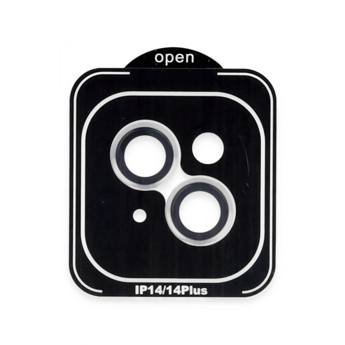 Durukar®  iPhone 14 PVD Metal Kamera Lens - Gümüş