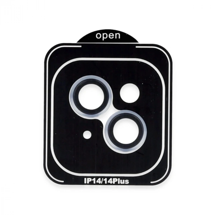 Durukar®  iPhone 14 PVD Metal Kamera Lens - Mavi