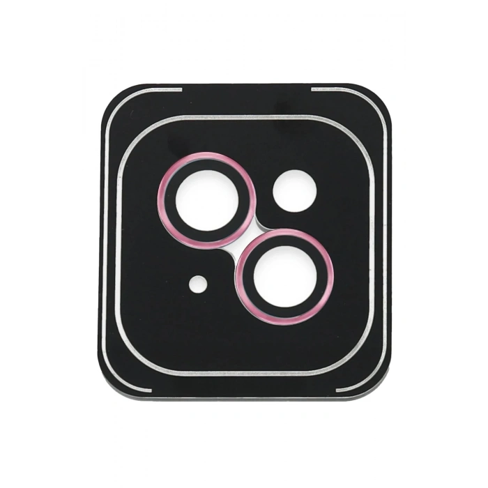 Durukar®  iPhone 14 PVD Metal Kamera Lens - Pembe