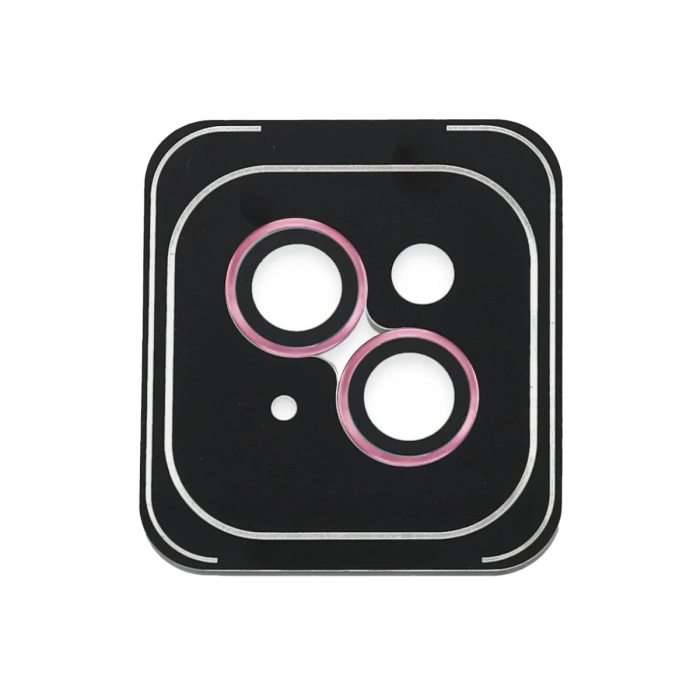 Durukar®  iPhone 14 PVD Metal Kamera Lens - Pembe