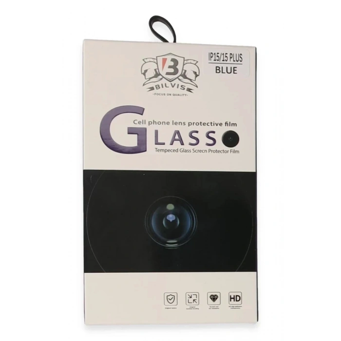 Durukar®   iPhone 15 Bilvis Titan Kamera Lens - Sierra Blue