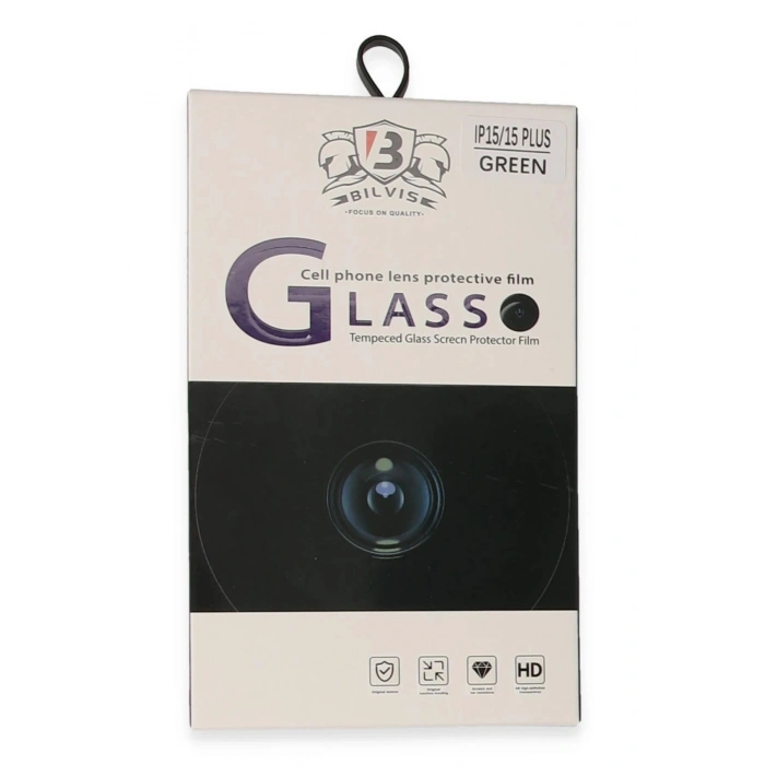 Durukar®  iPhone 15 Bilvis Titan Kamera Lens - Yeşil