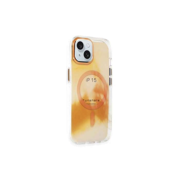 Durukar®  iPhone 15 Phantom Magsafe Kapak - Gold