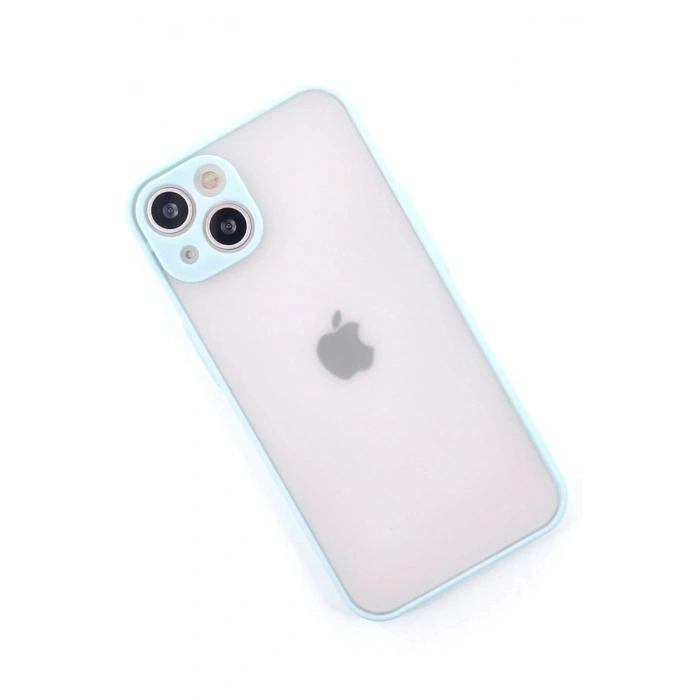 Durukar®  iPhone 15 Plus Kılıf Montreal Silikon Kapak - Turkuaz