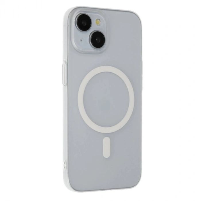 Durukar®  iPhone 15 Plus Tuna PC Slim Magsafe Kapak - Şeffaf