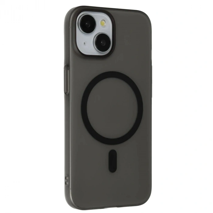 Durukar®  iPhone 15 Plus Tuna PC Slim Magsafe Kapak - Siyah