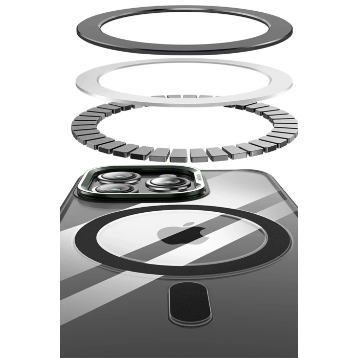 Durukar®  iPhone 15 Pro Drop Magsafe Kapak - Lacivert