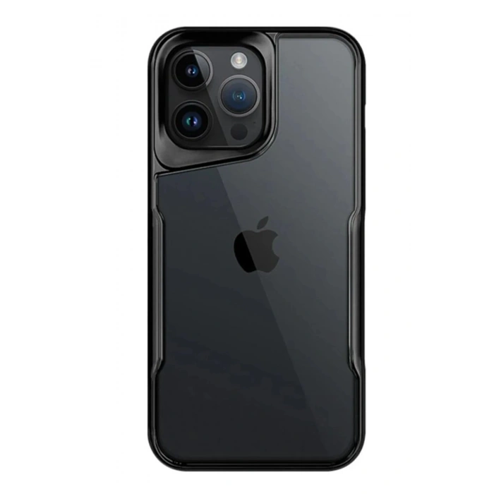 Durukar®  iPhone 15 Pro Kılıf Boyi Silikon Kapak - Siyah