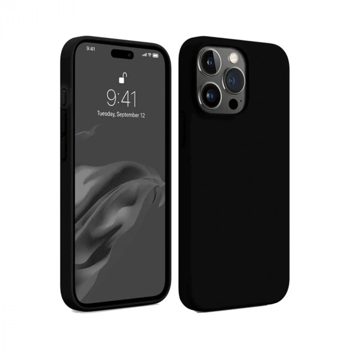 Durukar®  iPhone 15 Pro Kılıf First Silikon - Siyah