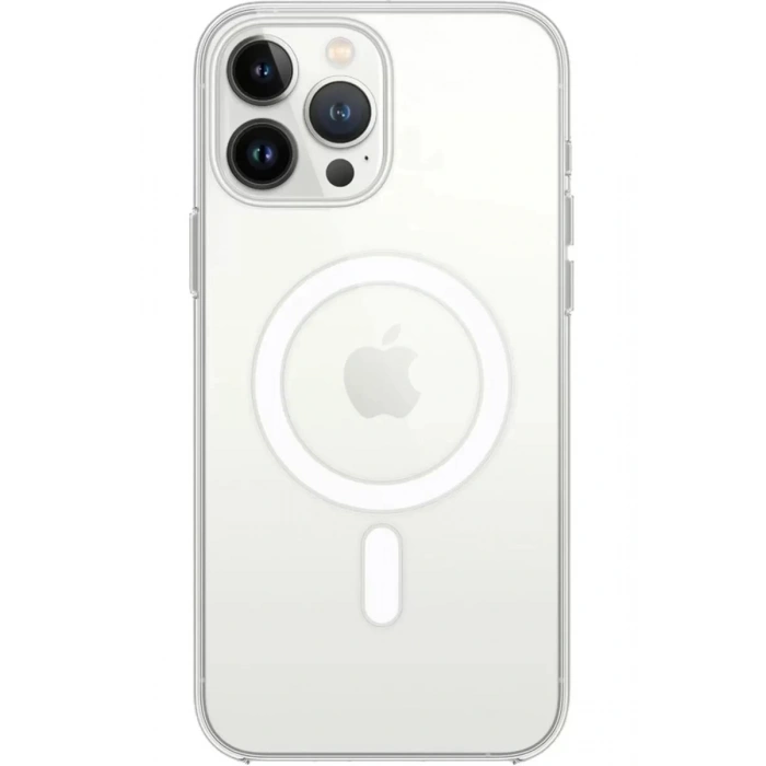 Durukar®   iPhone 15 Pro Kılıf Magneticsafe Şeffaf Silikon - Şeffaf