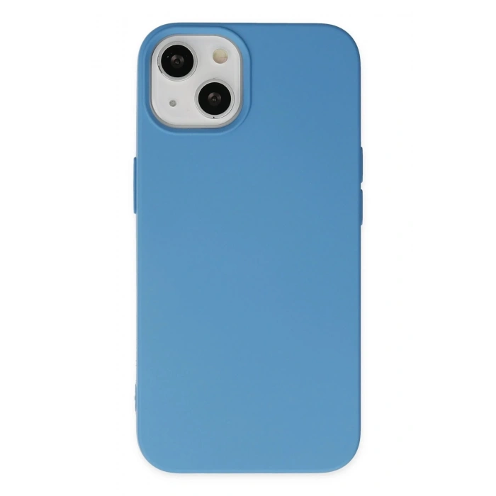 Durukar®  iPhone 15 Pro Kılıf Nano içi Kadife Silikon - Mavi
