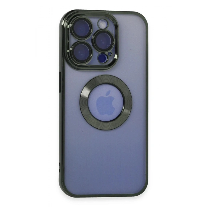 Durukar®  iPhone 15 Pro Kılıf Slot Silikon - Köknar Yeşili