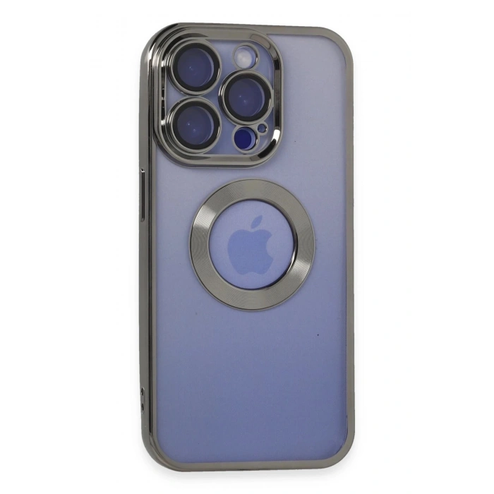 Durukar®  iPhone 15 Pro Kılıf Slot Silikon - Titan Gri