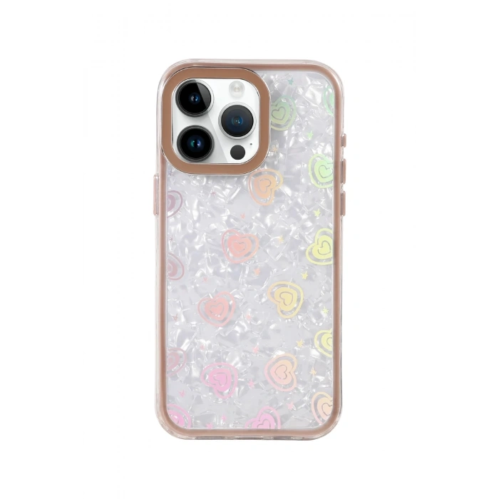 Durukar®   iPhone 15 Pro Lumi Desenli Kapak - Çöl Titanyum