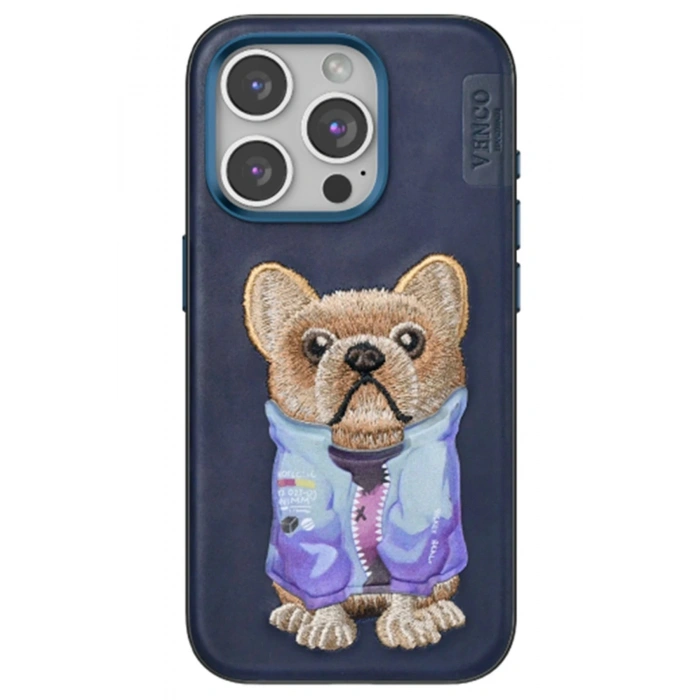 Durukar®  iPhone 15 Pro Max Cute Desenli Kapak - Lacivert