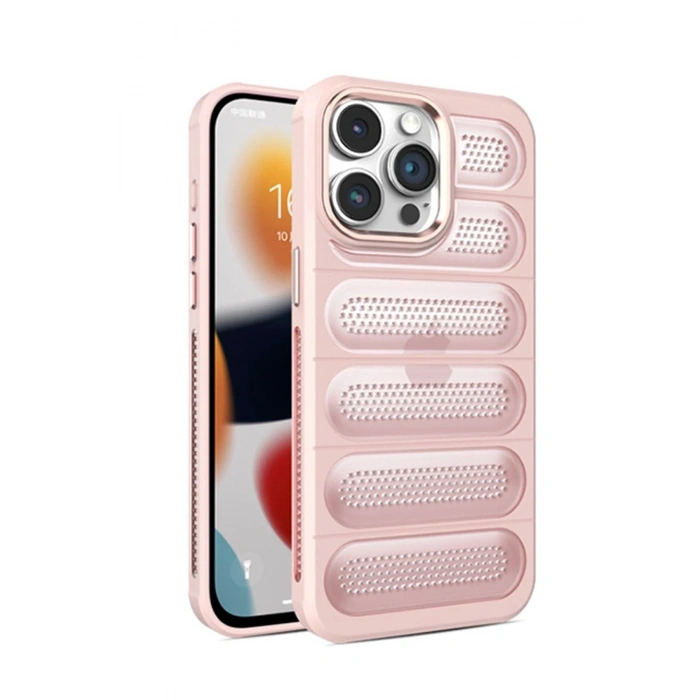 Durukar®  iPhone 15 Pro Max Kılıf Airmax Silikon Kapak - Pembe