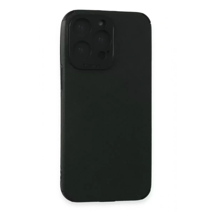 Durukar®   iPhone 15 Pro Max Kılıf Loop Deri Silikon - Yeşil