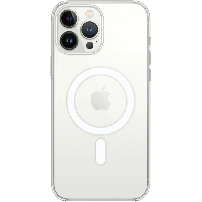 Durukar®  iPhone 15 Pro Max Kılıf Magneticsafe Şeffaf Silikon - Şeffaf