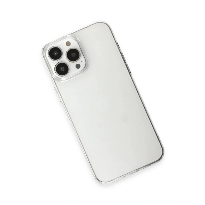 Durukar®  iPhone 15 Pro Max Kılıf Pc Sert Şeffaf Kapak - Şeffaf