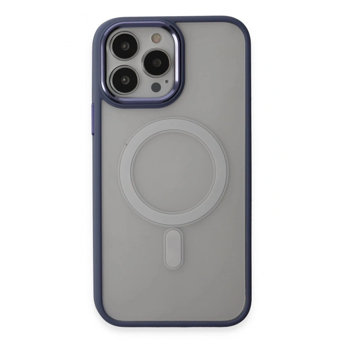 Durukar®  iPhone 15 Pro Max Kılıf Room Magneticsafe Silikon - Sierra Blue