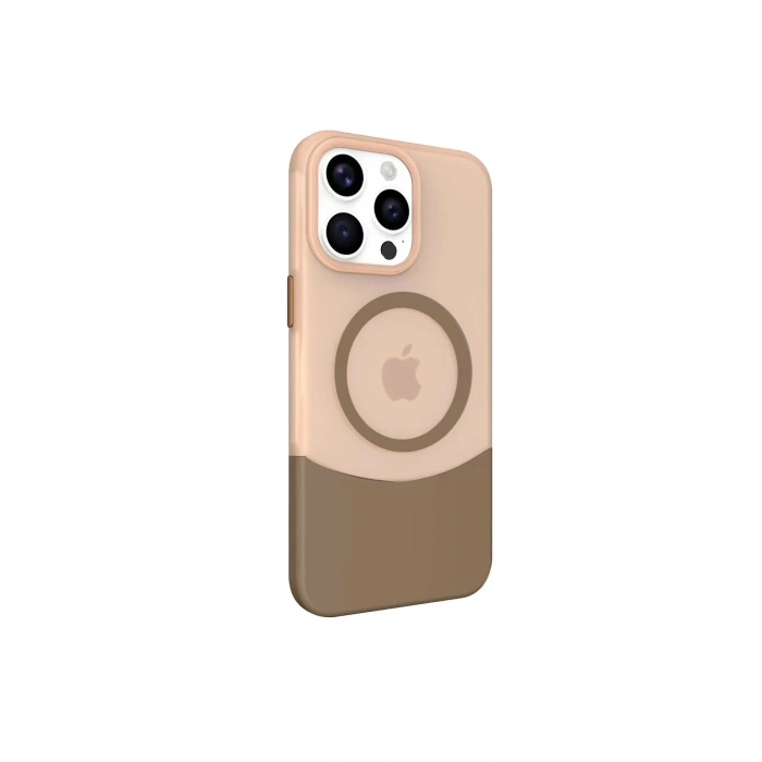 Durukar®  iPhone 15 Pro Max PC Suit Magsafe Kapak - Kahverengi