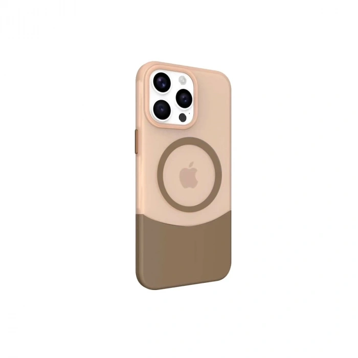 Durukar®  iPhone 15 Pro Max PC Suit Magsafe Kapak - Kahverengi