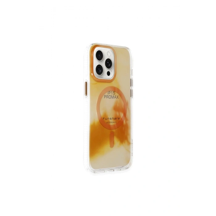 Durukar®  iPhone 15 Pro Max Phantom Magsafe Kapak - Gold