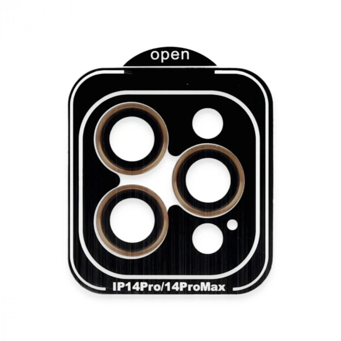 Durukar®  iPhone 15 Pro Max PVD Metal Kamera Lens - Turuncu