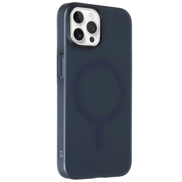 Durukar®  iPhone 15 Pro Max Tuna PC Slim Magsafe Kapak - Lacivert
