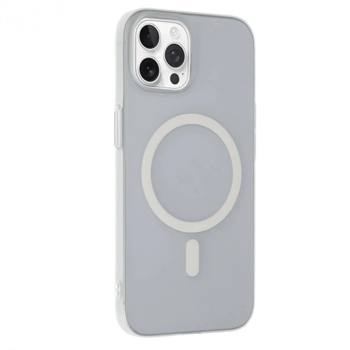 Durukar®  iPhone 15 Pro Max Tuna PC Slim Magsafe Kapak - Şeffaf