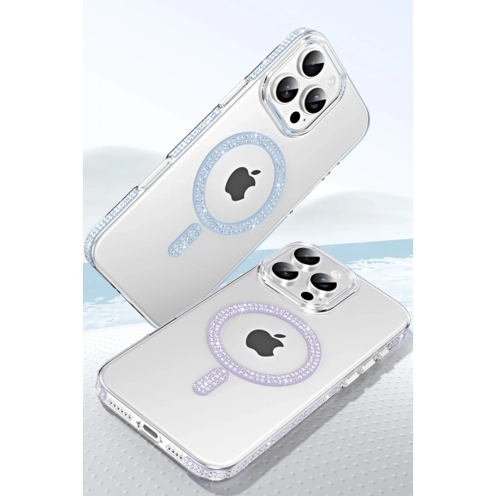 Durukar® iPhone 15 Pro Move Stone MagSafe Case - Silver