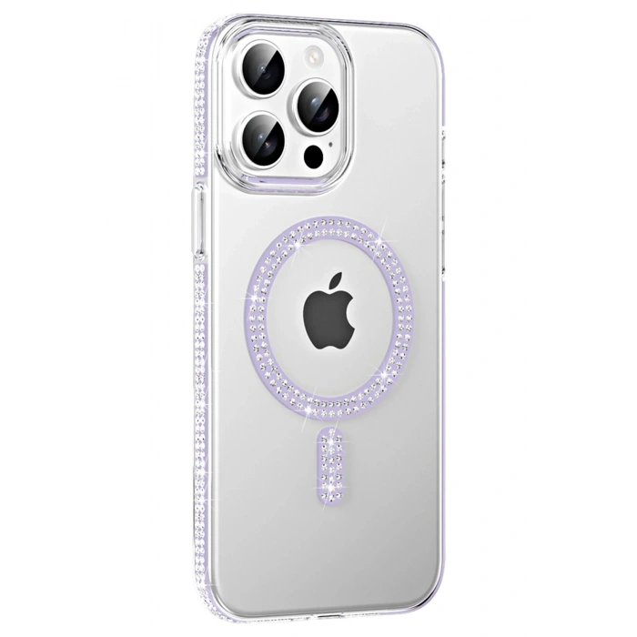 Durukar® iPhone 15 Pro Move Stone MagSafe Cover - Lilac