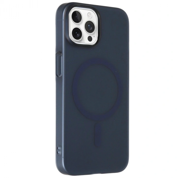 Durukar®  iPhone 15 Pro Tuna PC Slim Magsafe Kapak - Lacivert