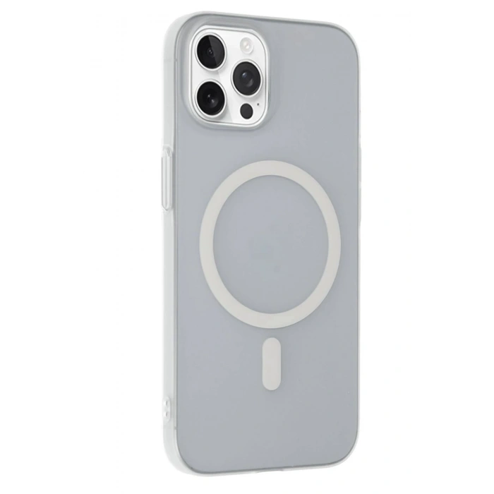 Durukar®  iPhone 15 Pro Tuna PC Slim Magsafe Kapak - Şeffaf